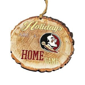 Florida State University FSU Snowflake Christmas Ornament